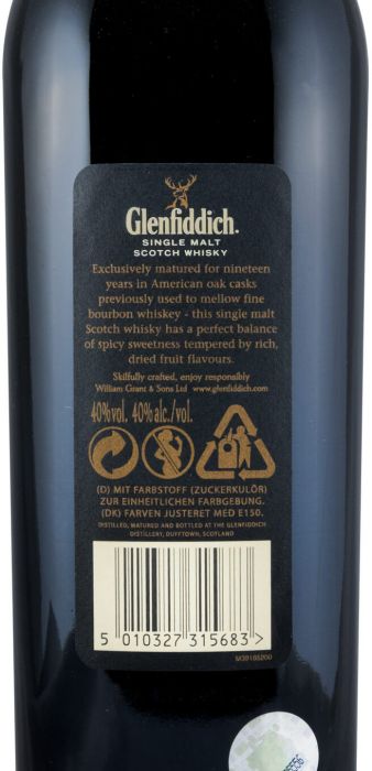 Glenfiddich Age of Discovery Bourbon Cask 19 years