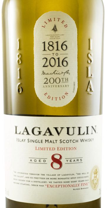 Lagavulin 200th Anniversary Limited Edition 8 years