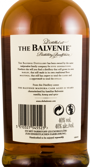 Balvenie Madeira Wine Cask 21 years