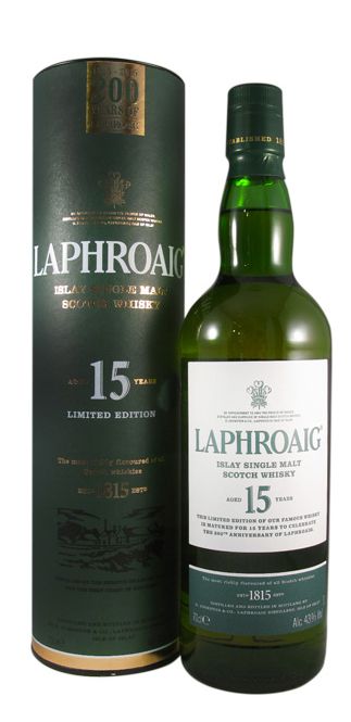 Laphroaig Edição Limitada 15 anos