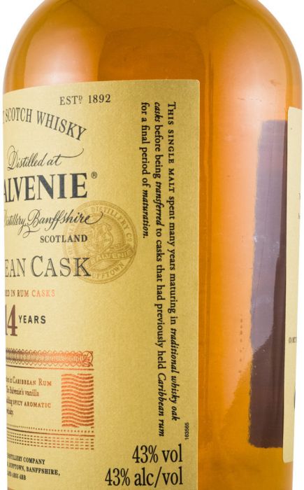 Balvenie Caribbean Cask 14 years