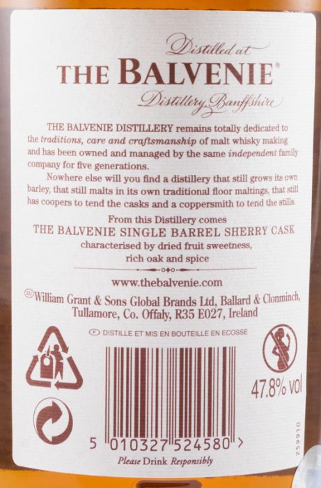 Balvenie Sherry Single Barrel 15 years