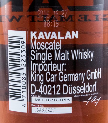 Kavalan Solist Moscatel Single Cask Strength