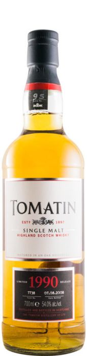 1990 Tomatin Limited Release Cask N.º 7738