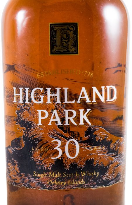 Highland Park 30 anos (rótulo antigo)