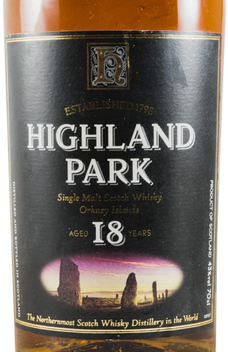 Highland Park 18 anos (rótulo antigo)
