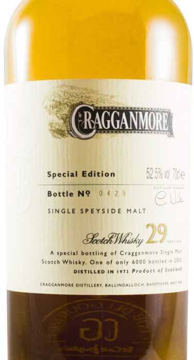 1973 Cragganmore Special Edition 29 years
