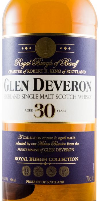 Glen Deveron Royal Burgh Collection 30 anos