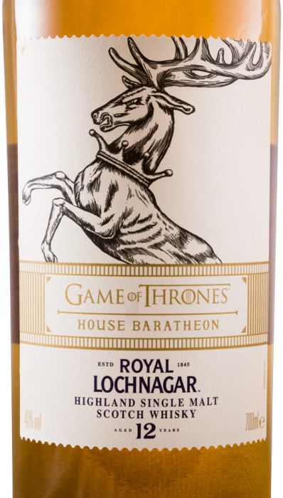 Royal Lochnagar House Baratheon Game of Thrones 12 years