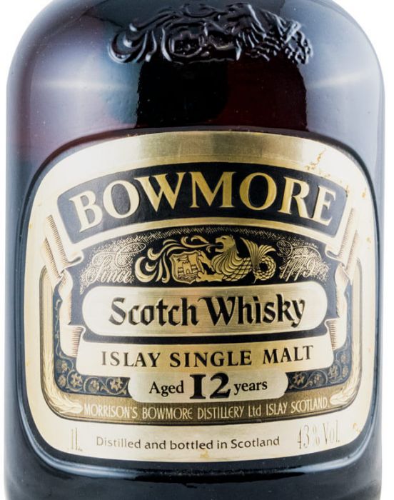 Bowmore 12 anos (garrafa antiga) 1L