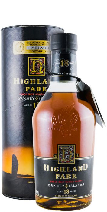 Highland Park 18 anos (garrafa antiga redonda)