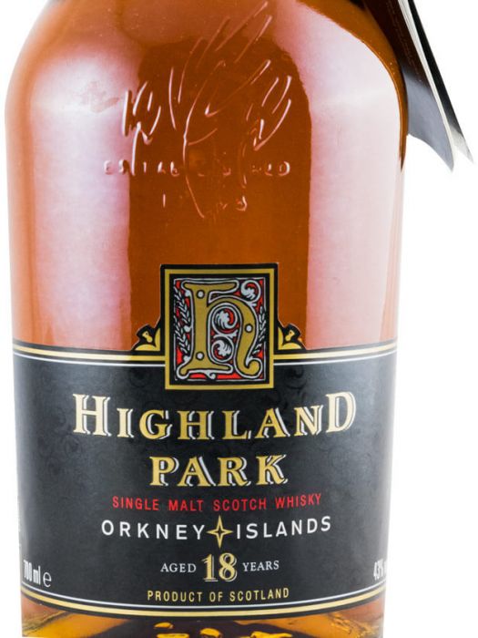 Highland Park 18 anos (garrafa antiga redonda)