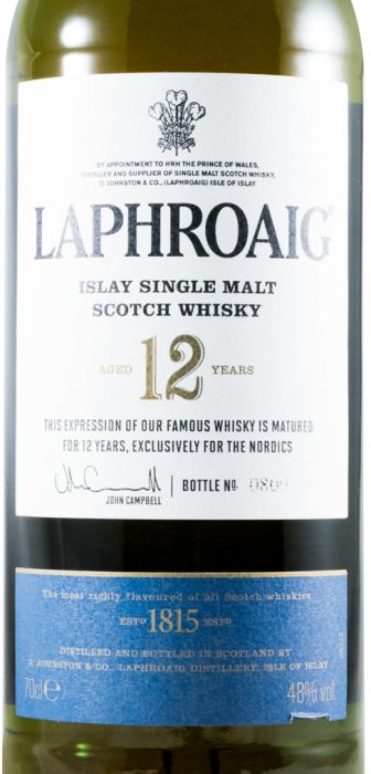 Laphroaig For The Nordics 12 anos (garrafa n.º 809)