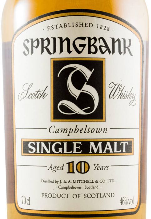 Springbank 10 anos (rótulo claro)
