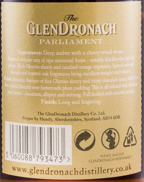GlenDronach Parliament 21 anos