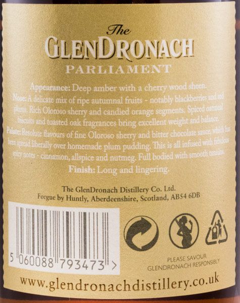 GlenDronach 21 anos Parliament