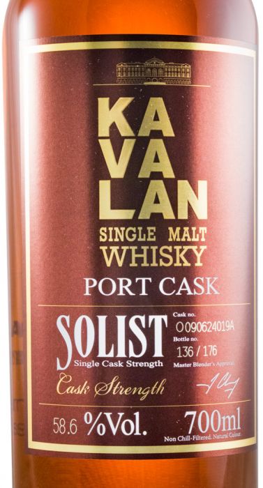 Kavalan Solist Port Cask Single Cask Strength 58.6%