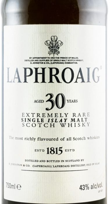 Laphroaig Extremely Rare 30 anos