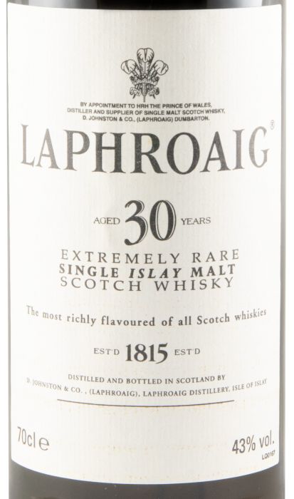 Laphroaig Extremely Rare 30 anos