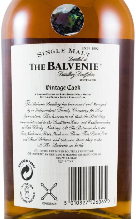 1967 Balvenie Vintage Cask N.º 9913