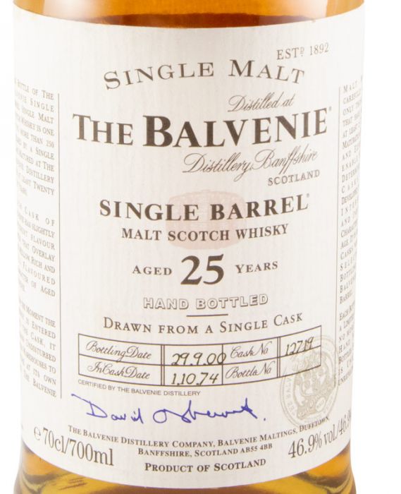 Balvenie 25 anos Single Barrel