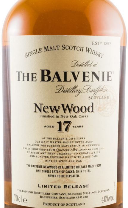 Balvenie New Wood 17 years