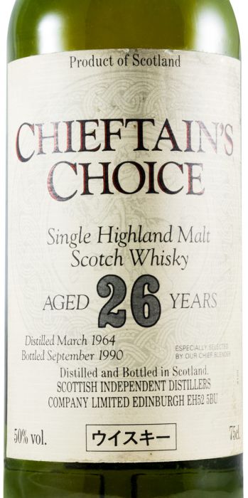 1964 Chieftain's Choice 26 anos 75cl