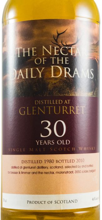 1980 Glenturret 30 anos The Nectar of The Daily Drams