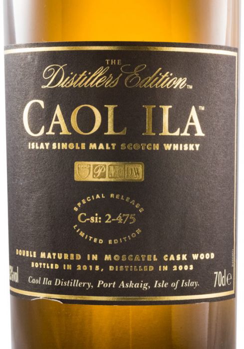 2003 Caol Ila Edition Moscatel Cask Wood (bottled in 2015)