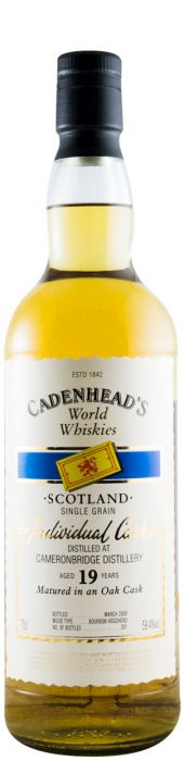 Cadenhead's Cameronbridge 19 years Individual Cask