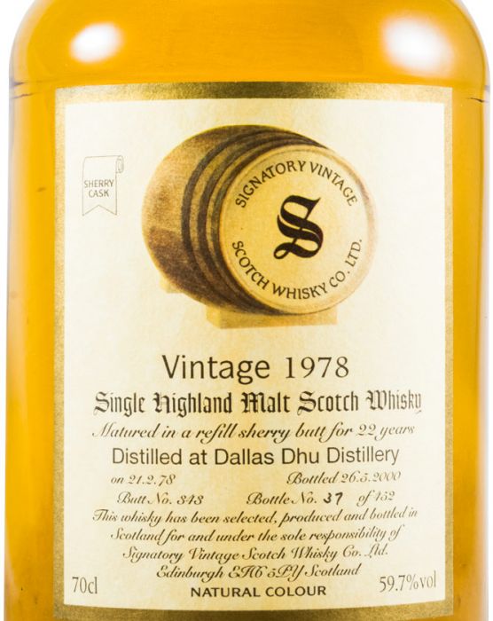 1978 Signatory Vintage Dallas Dhu