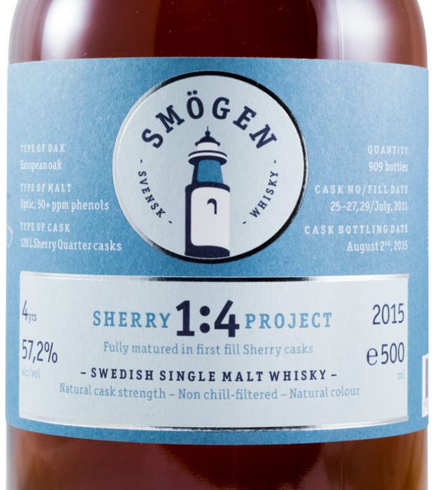 2011 Smögen Sherry Project 1:4 3 anos 50cl