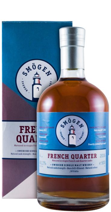 2016 Smögen French Oak Quarter Casks 4 anos 50cl