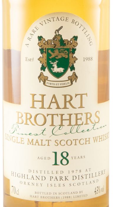 1978 Highland Park Hart Brothers 18 anos