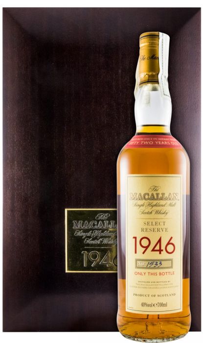 1946 Macallan Select Reserve 52 anos