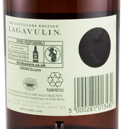 1997 Lagavulin Distillers Edition Double Matured (engarrafado em 2013)