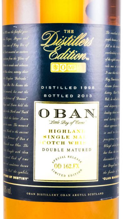 1998 Oban Double Matured (engarrafado em 2013)