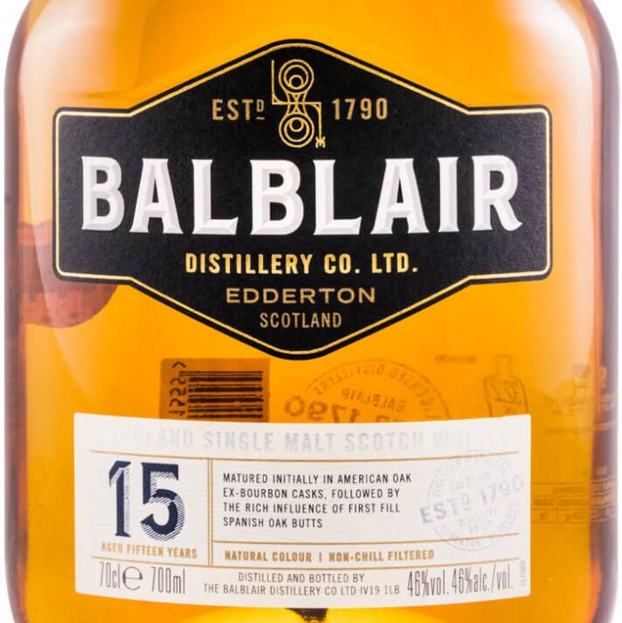 Balblair 15 anos