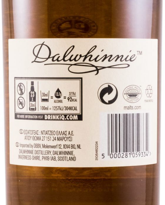 Dalwhinnie 2019 Special Release 30 anos