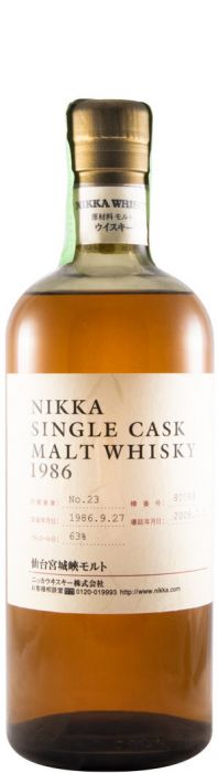 1986 Nikka Single Cask N.º 80283 Batch 23