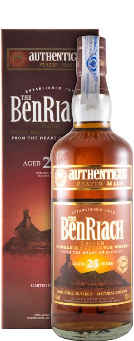 BenRiach Authenticus Peated Malt 25 anos