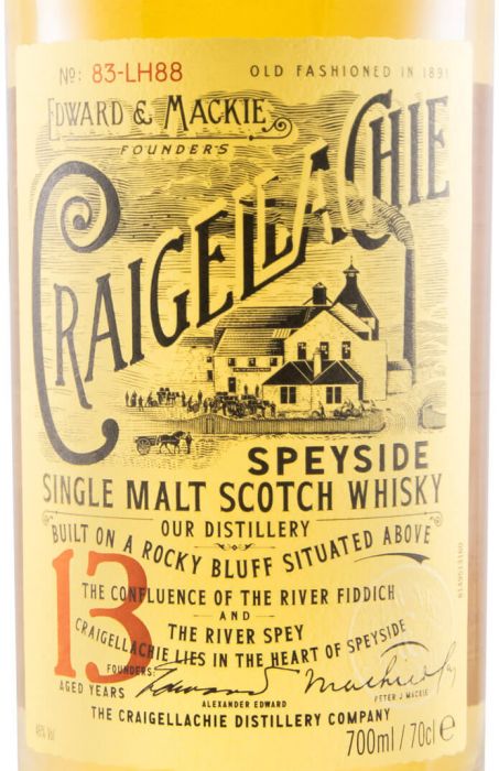 Craigellachie 13 anos Single Malt