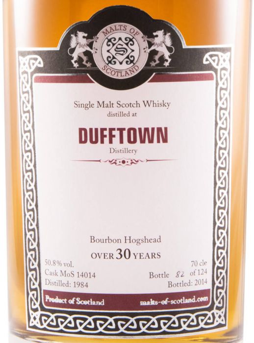 1984 Dufftown Bourbon Hogshead 30 anos