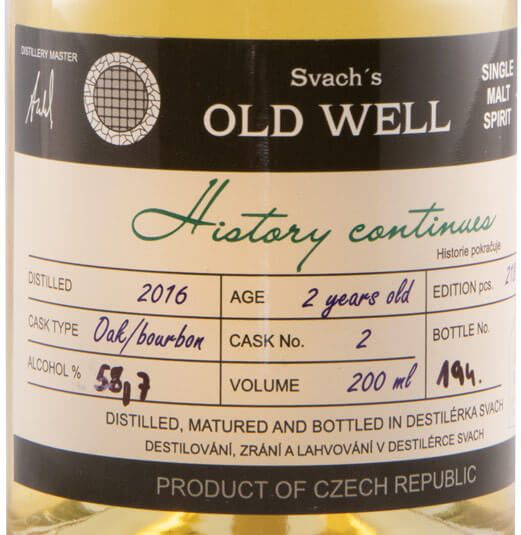 2016 Svach Old Well History Continues 20cl