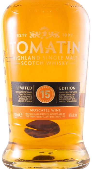 Tomatin Moscatel Cask 15 anos