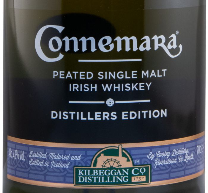 Connemara Distillers Edition Peated Single Malt c/2 Copos