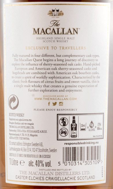 Macallan Quest 1L