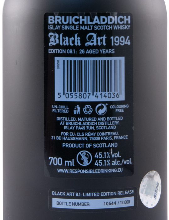 1994 Bruichladdich Black Art Edition 08.1 26 anos