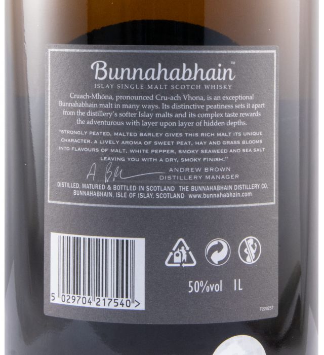 Bunnahabhain Cruach-Mhona 1L