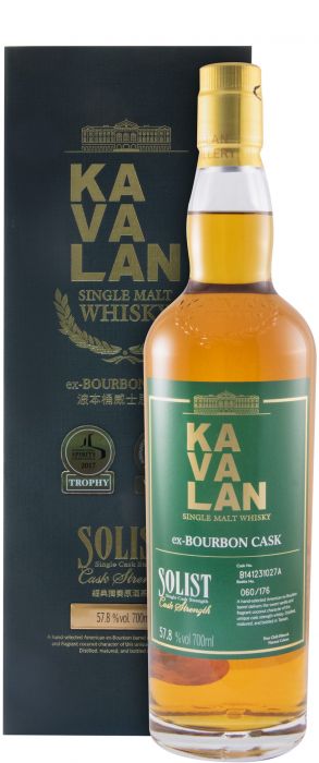 Kavalan Solist ex-Bourbon Cask Single Malt 57.8%